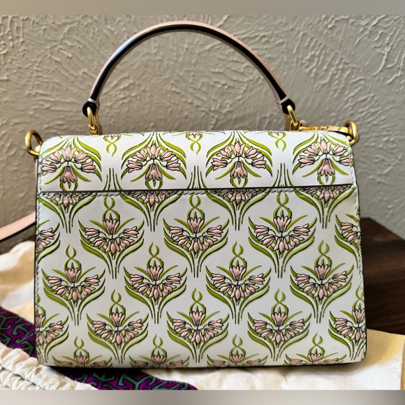 NWT Tory Burch Juliette Meridian Printed Satchel - Picture 3 of 6